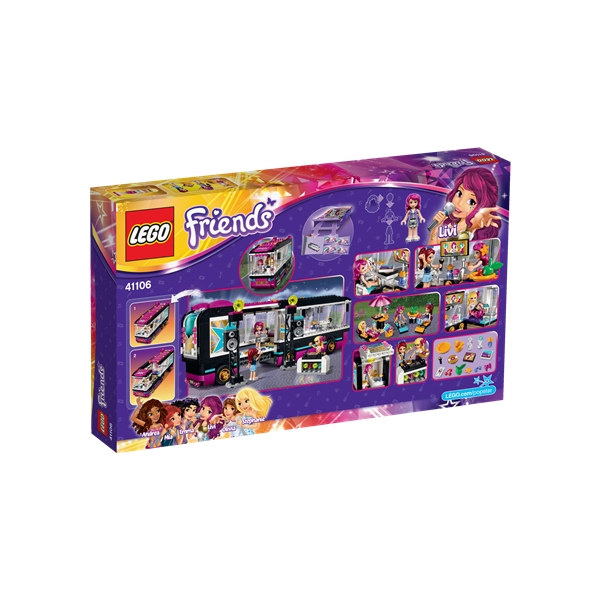 41106 LEGO Friends Poptähtien keikkabussi (Kuva 3 tuotteesta 8)