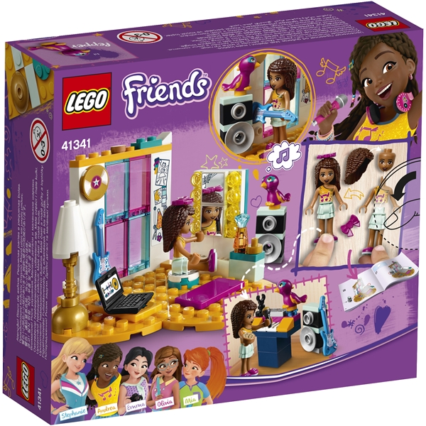 41341 LEGO Friends Andrean makuuhuone (Kuva 2 tuotteesta 4)