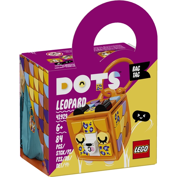 41929 LEGO DOTS Laukkukoriste, leopardi (Kuva 1 tuotteesta 3)