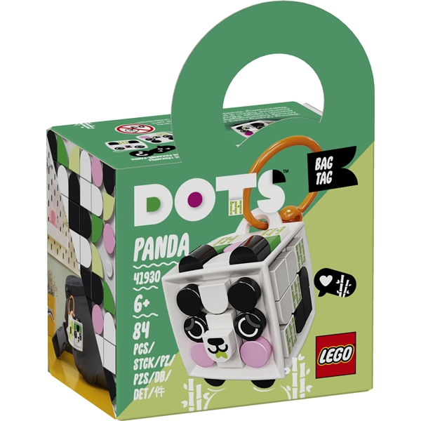 41930 LEGO DOTS Laukkukoriste, panda (Kuva 1 tuotteesta 3)