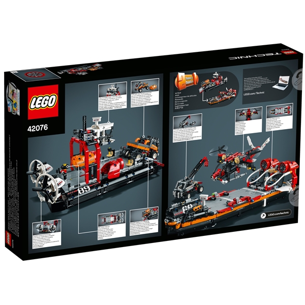 42076 LEGO Technic Ilmatyynyalus (Kuva 2 tuotteesta 3)