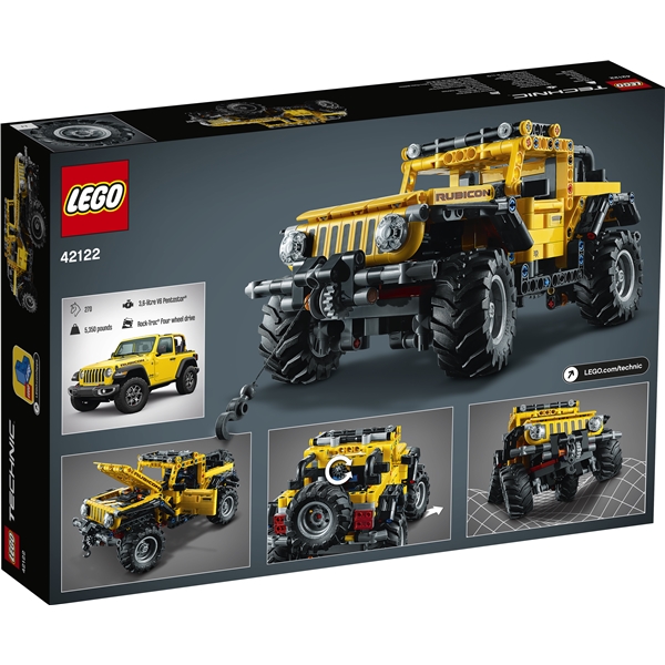 42122 LEGO Technic Jeep® Wrangler (Kuva 2 tuotteesta 5)