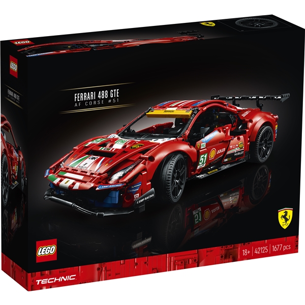 42125 LEGO Technic Ferrari 488 GTE “AF Corse #51” (Kuva 1 tuotteesta 6)