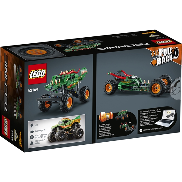 42149 LEGO Technic Monster Jam Dragon (Kuva 2 tuotteesta 6)
