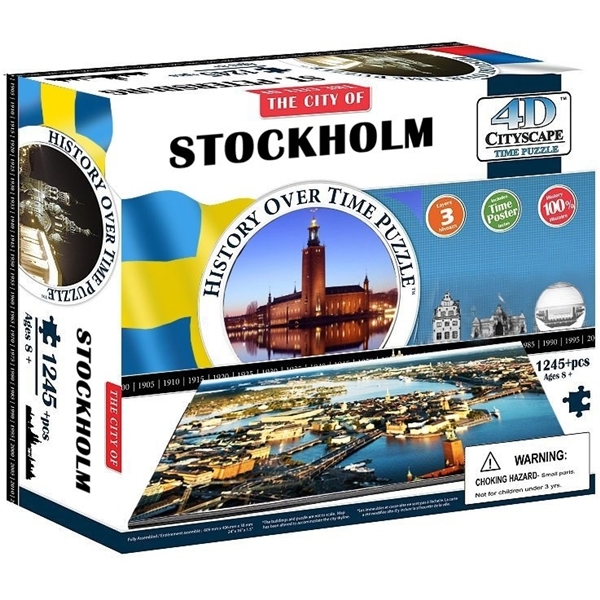 4D Cityscape Puzzle Stockholm (Kuva 1 tuotteesta 2)