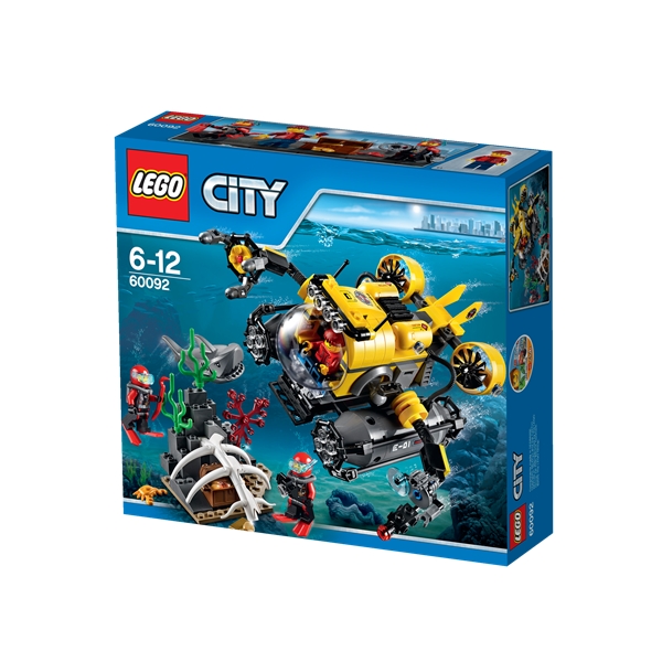 60092 Syvänmeren sukellusvene - LEGO City - LEGO | Shopping4net