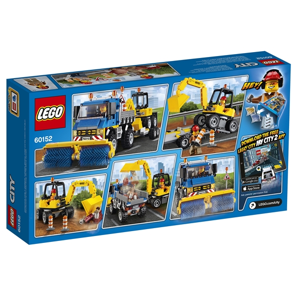 60152 LEGO City Kadunlakaisuauto ja kaivinkone (Kuva 2 tuotteesta 10)