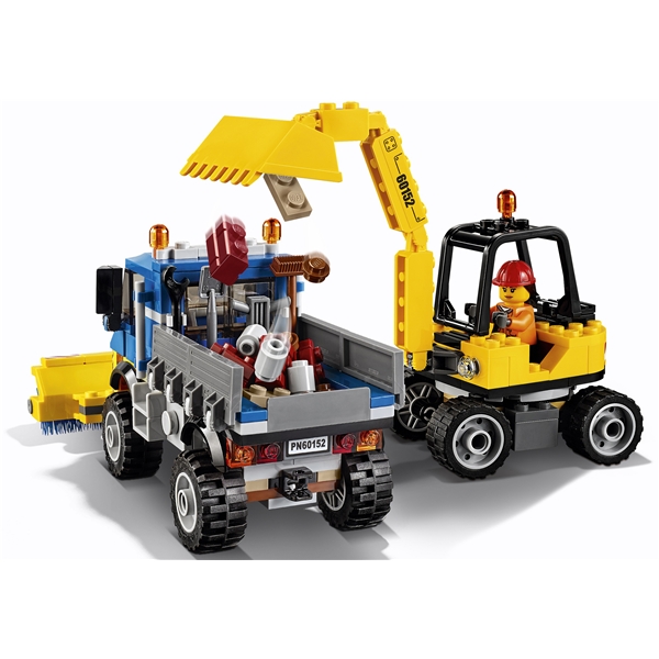 60152 LEGO City Kadunlakaisuauto ja kaivinkone (Kuva 3 tuotteesta 10)