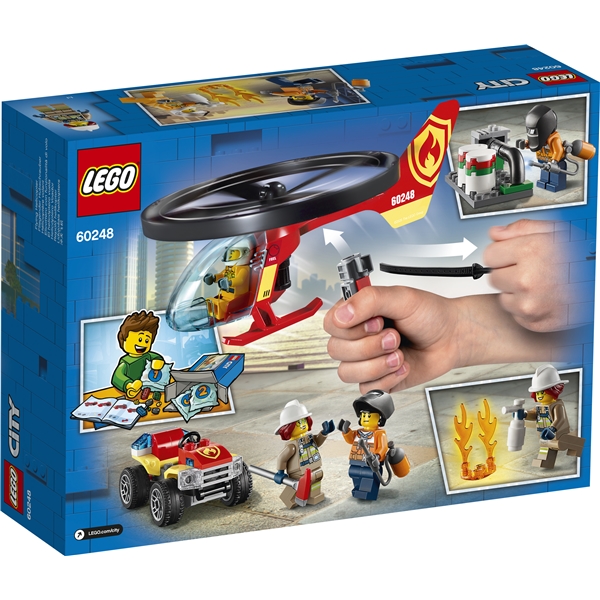 60248 LEGO City Fire Palokunnan helikopter (Kuva 2 tuotteesta 3)