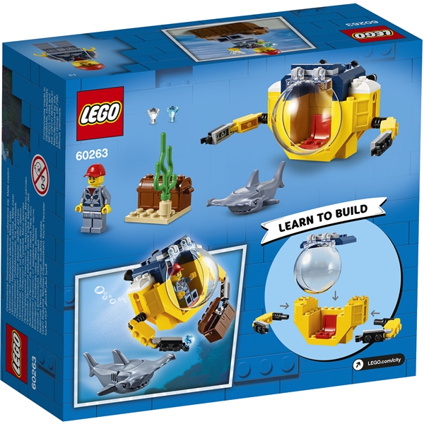 60263 LEGO City Oceans Valtameren minisukellusvene (Kuva 2 tuotteesta 5)