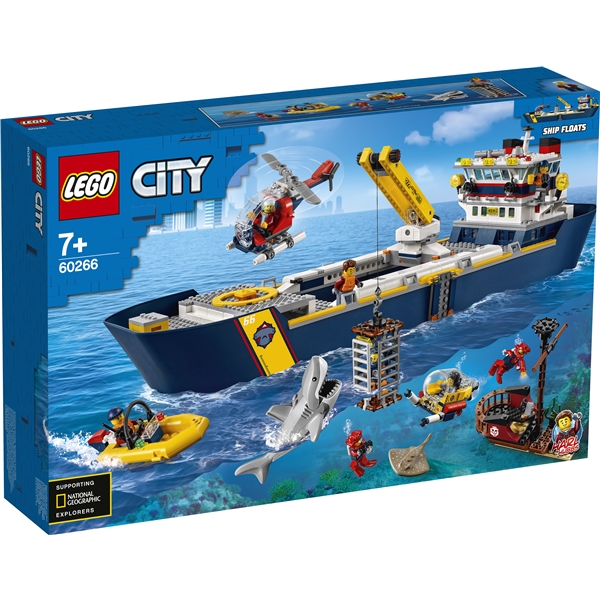 60266 LEGO City Oceans Valtameren tutkimuslaiva (Kuva 1 tuotteesta 10)