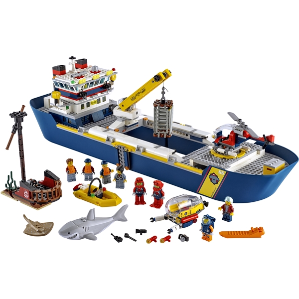 60266 LEGO City Oceans Valtameren tutkimuslaiva (Kuva 3 tuotteesta 10)