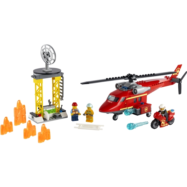 60281 LEGO City Palokunnan pelastushelikopteri (Kuva 3 tuotteesta 6)
