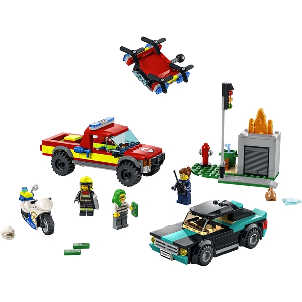 60319 LEGO City Fire Sammutustehtävä ja Poliisin (Kuva 3 tuotteesta 5)