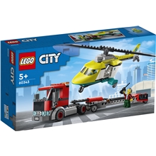 60343 LEGO City Pelastushelikopterin Kuljetusauto
