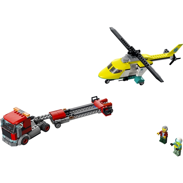 60343 LEGO City Pelastushelikopterin Kuljetusauto (Kuva 3 tuotteesta 5)