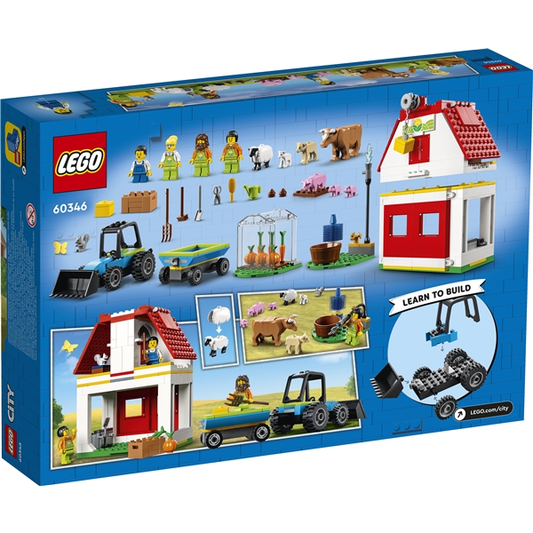 60346 LEGO City Ulkorakennus & Maatilan Eläimet (Kuva 2 tuotteesta 7)