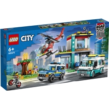 60371 LEGO City Hälytysajoneuvojen Päämaja