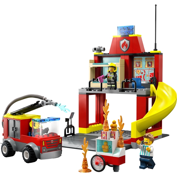 60375 LEGO City Paloasema ja Paloauto (Kuva 3 tuotteesta 6)