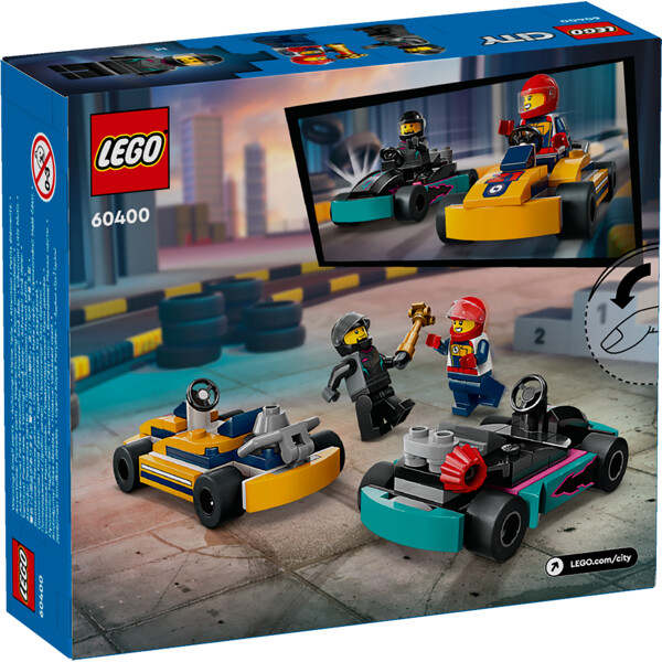 60400 LEGO City Kartingauto & kilpa-ajaja (Kuva 2 tuotteesta 6)