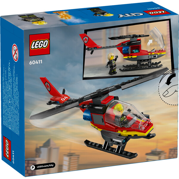 60411 LEGO City Palonsammutushelikopteri (Kuva 2 tuotteesta 6)