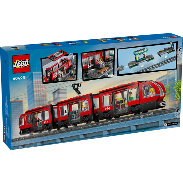 60423 LEGO City Raitiovaunu ja Asema (Kuva 2 tuotteesta 5)