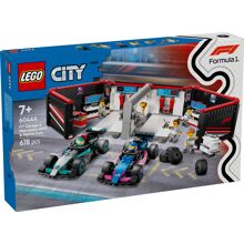 60444 LEGO City F1 -talli tai Mercedes Alpine