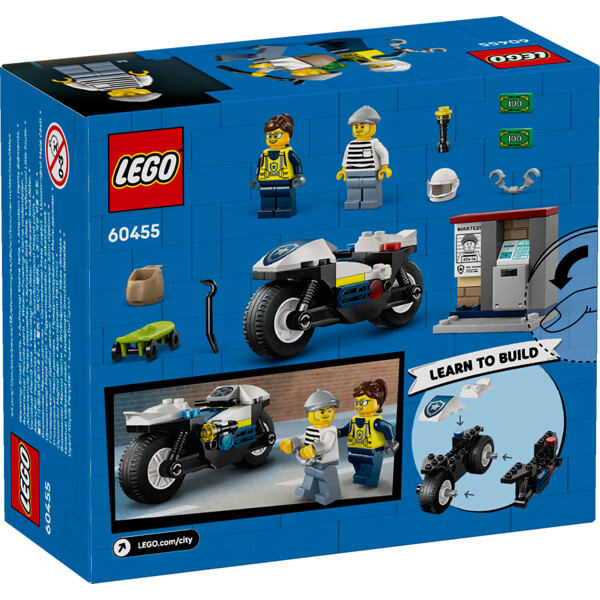 60455 LEGO City Poliisin moottoripyöräjahti (Kuva 2 tuotteesta 6)