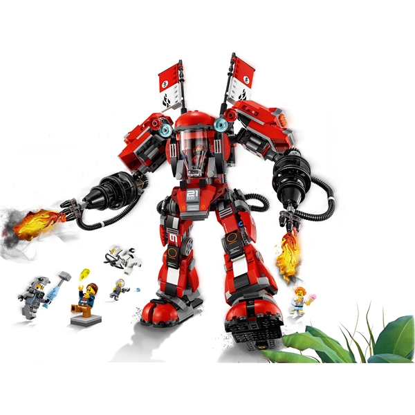 70615 LEGO Ninjago Tulirobotti (Kuva 7 tuotteesta 7)