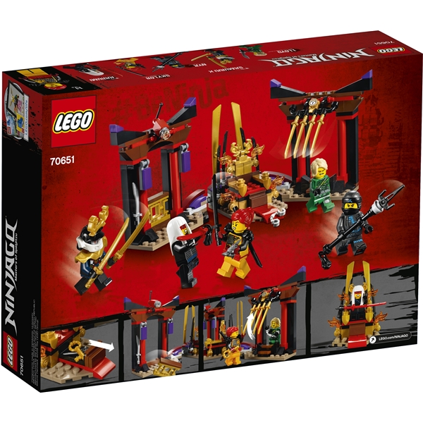 70651 LEGO Ninjago Valtaistuinsalin (Kuva 2 tuotteesta 6)
