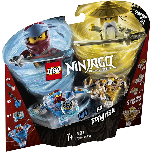 70663 LEGO Ninjago Spinjitzu-Nya ja Wu (Kuva 1 tuotteesta 5)
