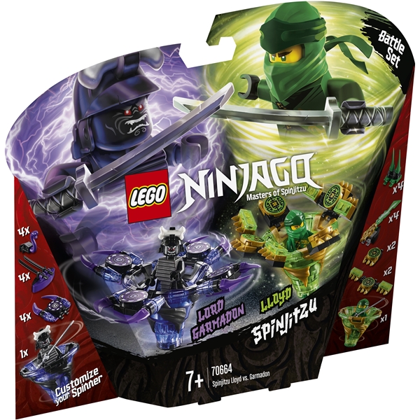 70664 LEGO Ninjago Spinjitzu-Lloyd vastaan (Kuva 1 tuotteesta 5)