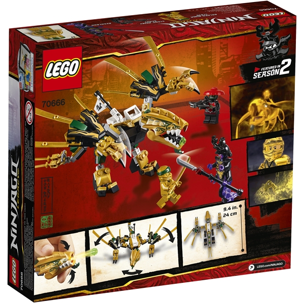70666 LEGO Ninjago Kultainen lohikäärme (Kuva 2 tuotteesta 4)