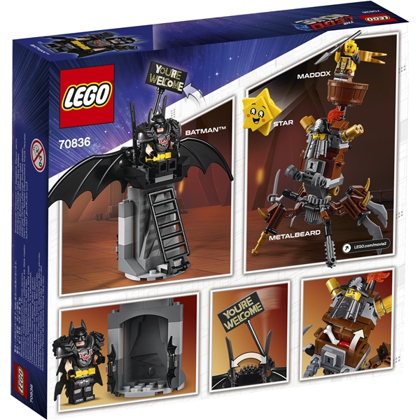 70836 LEGO Movie Batman™ ja Teräsparta (Kuva 2 tuotteesta 5)