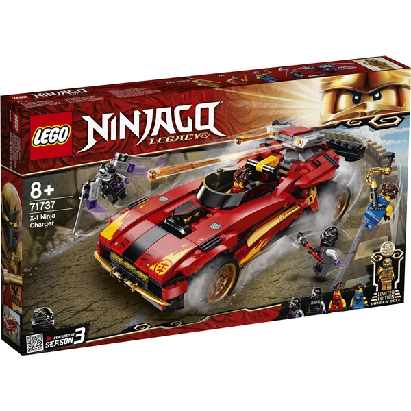 71737 LEGO Ninjago Ninja-auto X-1 (Kuva 1 tuotteesta 5)