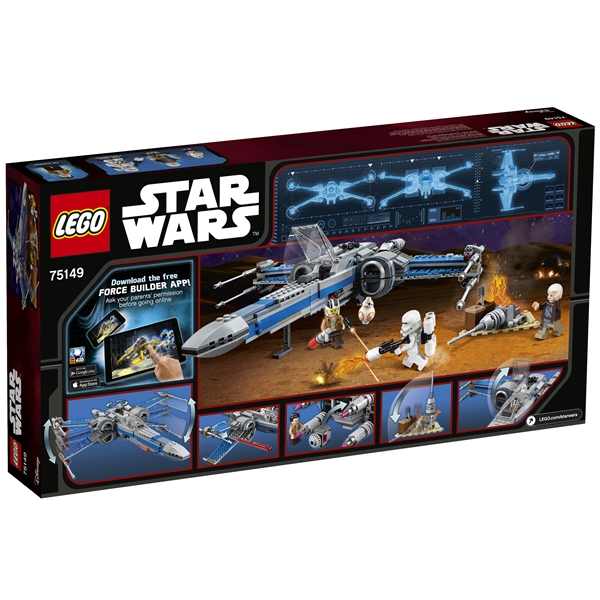 75149 LEGO Star Wars Resistance X-Wing Fighter (Kuva 1 tuotteesta 3)