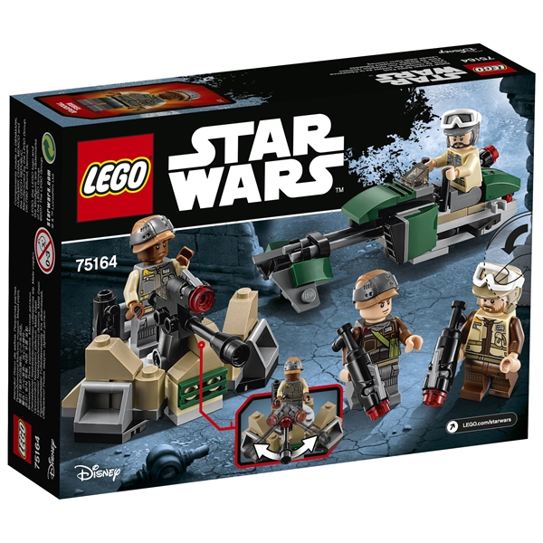 75164 LEGO Star Wars Kapinallisten sotilas (Kuva 2 tuotteesta 6)