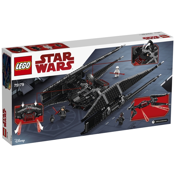 75179 LEGO Star Wars Kylo Ren's TIE Fighter (Kuva 2 tuotteesta 8)
