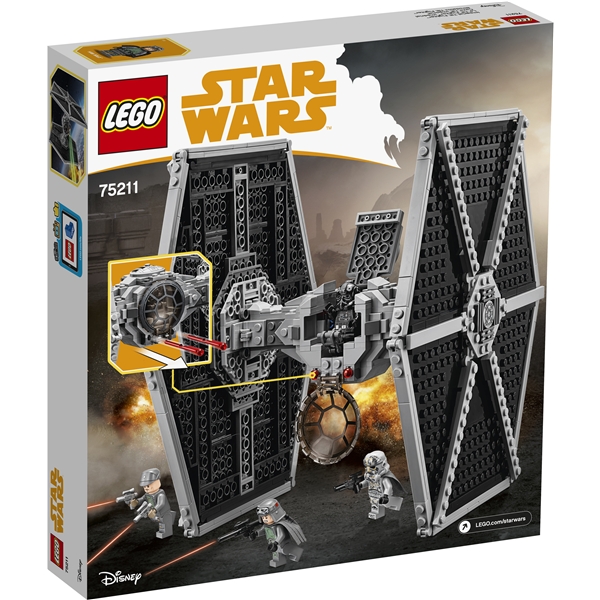 75211 LEGO Star Wars TM Imperiumin TIE-hävittäjä (Kuva 2 tuotteesta 6)