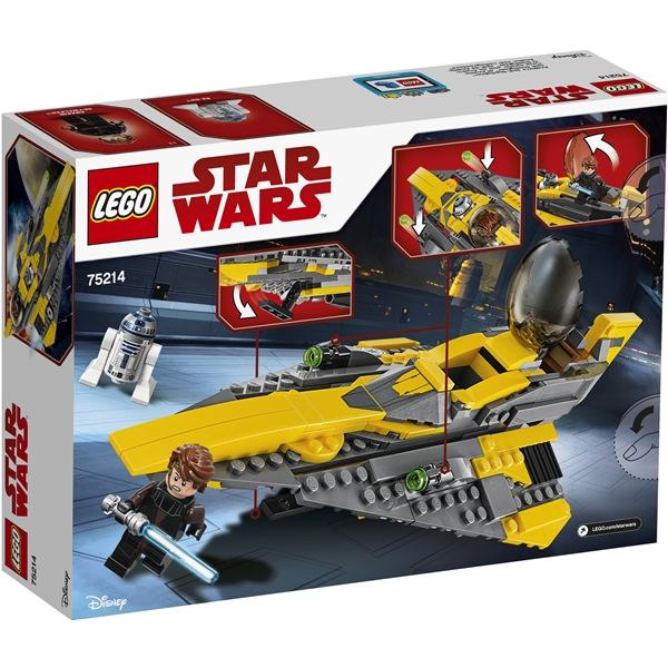 75214 LEGO Star Wars TM Anakinin Jedi Starfighter (Kuva 2 tuotteesta 3)