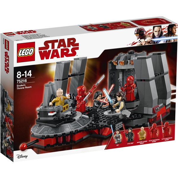 75216 LEGO Star Wars TM Snoken Valtaistuinsali (Kuva 1 tuotteesta 3)