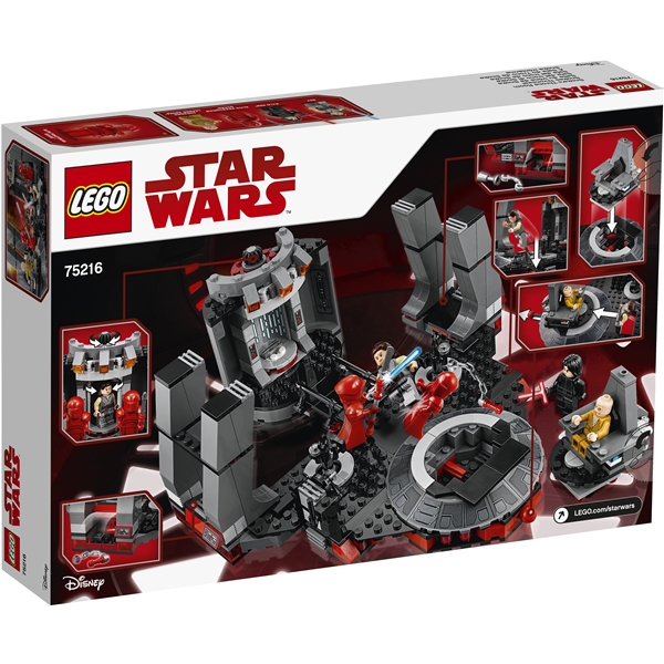75216 LEGO Star Wars TM Snoken Valtaistuinsali (Kuva 2 tuotteesta 3)