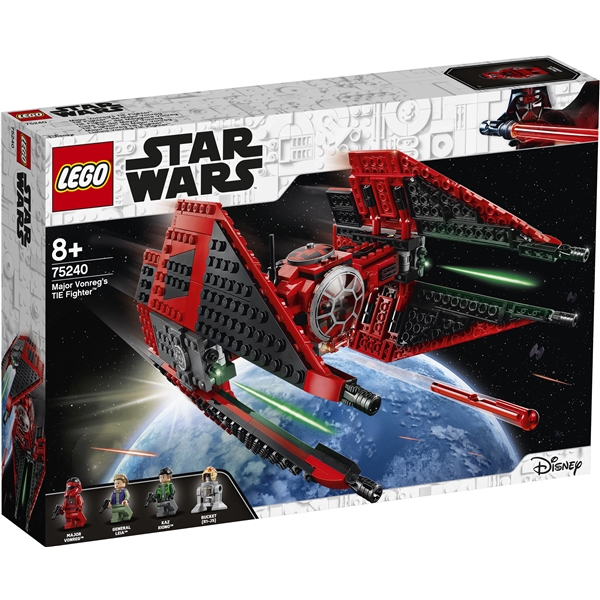 75240 LEGO Star Wars™ Majuri Vonregin TIE (Kuva 1 tuotteesta 3)