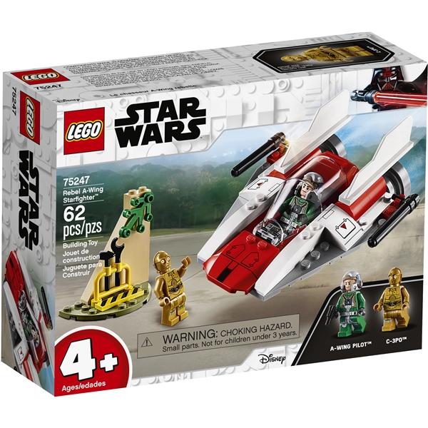 75247 LEGO Star Wars™ Kapinallisten A-siipinen (Kuva 1 tuotteesta 5)
