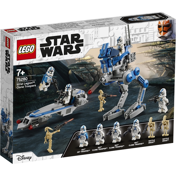 75280 LEGO Star Wars 501. legioonan™ kloonisoturit (Kuva 1 tuotteesta 6)