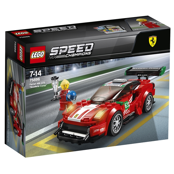 75886 LEGO Speed Ferrari 488 GT3 Scuderia Corsa (Kuva 1 tuotteesta 3)