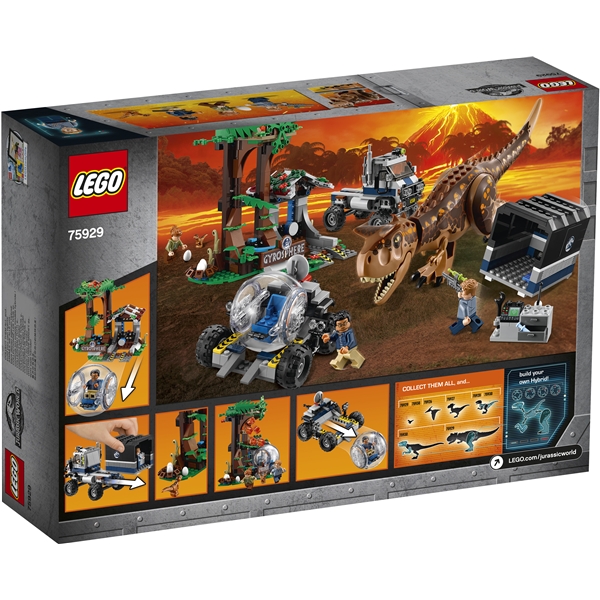 75929 LEGO Jurassic Carnotauruksen Gyropallopako (Kuva 2 tuotteesta 6)