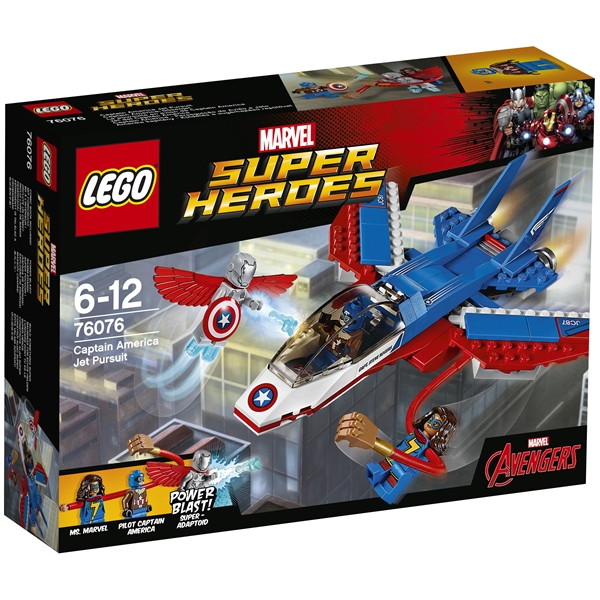 76076 LEGO Kapteeni Amerikan suihkaritakaa-ajo (Kuva 1 tuotteesta 9)