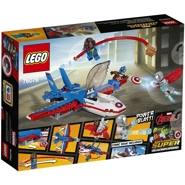 76076 LEGO Kapteeni Amerikan suihkaritakaa-ajo (Kuva 2 tuotteesta 9)