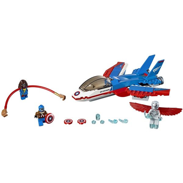76076 LEGO Kapteeni Amerikan suihkaritakaa-ajo (Kuva 4 tuotteesta 9)